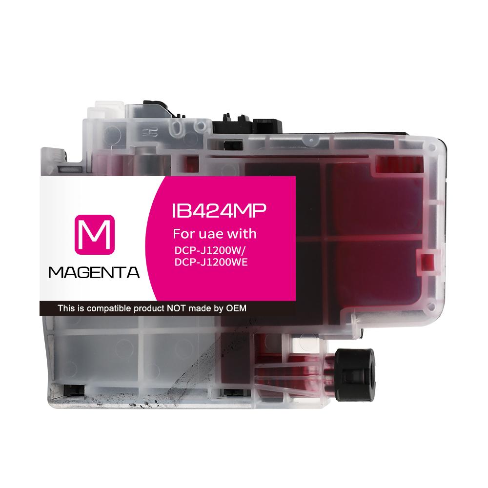 1 Compatible Brother LC424M Magenta Ink Cartridge (LC424M)
